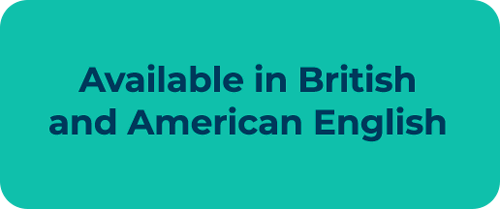 Available in British and American English