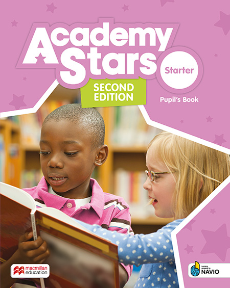 Academy Stars Second Edition Starter in block capitals