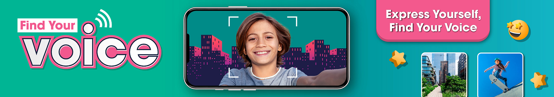 Find Your Voice - Banner